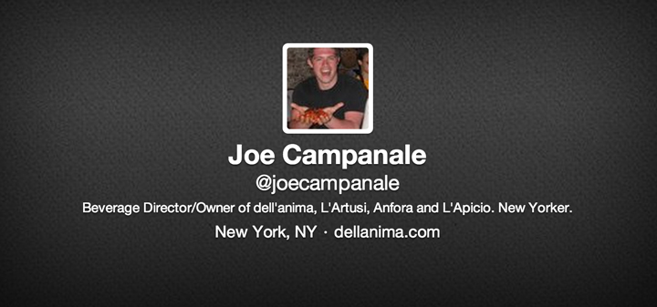 Twitter 25: Joe Campanale