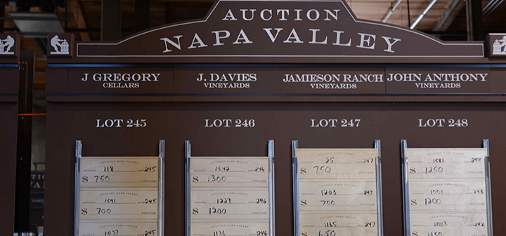 The Wines Served At Auction Napa Valley