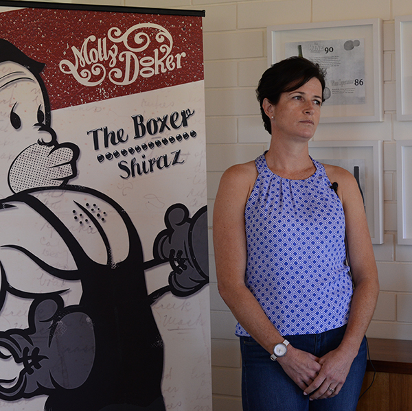 Sarah Marquis, owner, winemaker, Mollydooker