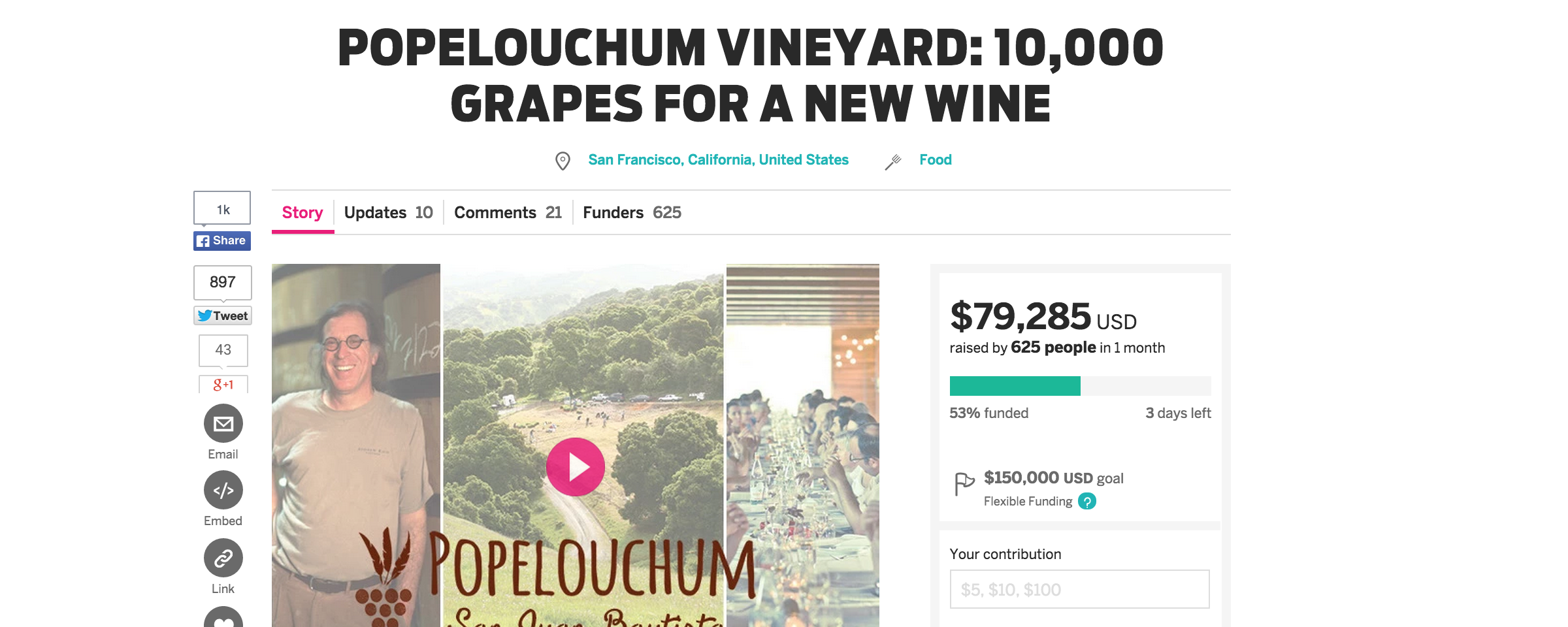 Four Days Left In Randall Grahm's "Wines Of Place" Popelouchum Crowdfunding Campaign