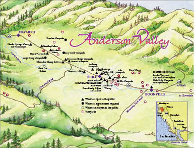 Anderson Valley Map