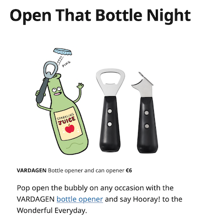 VARDAGEN Bottle opener and can opener - IKEA